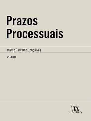 cover image of Prazos Processuais--3ª Edição